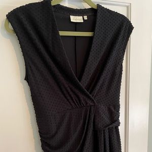 Deletta black blouse from Anthropologie